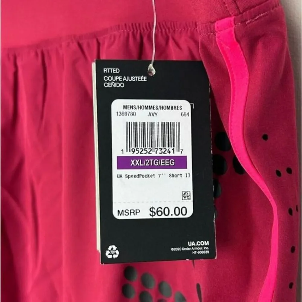 NEW Under Armour Men's XXL Speedpocket 7